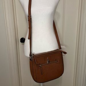 Brown Leather Crossbody Purse
